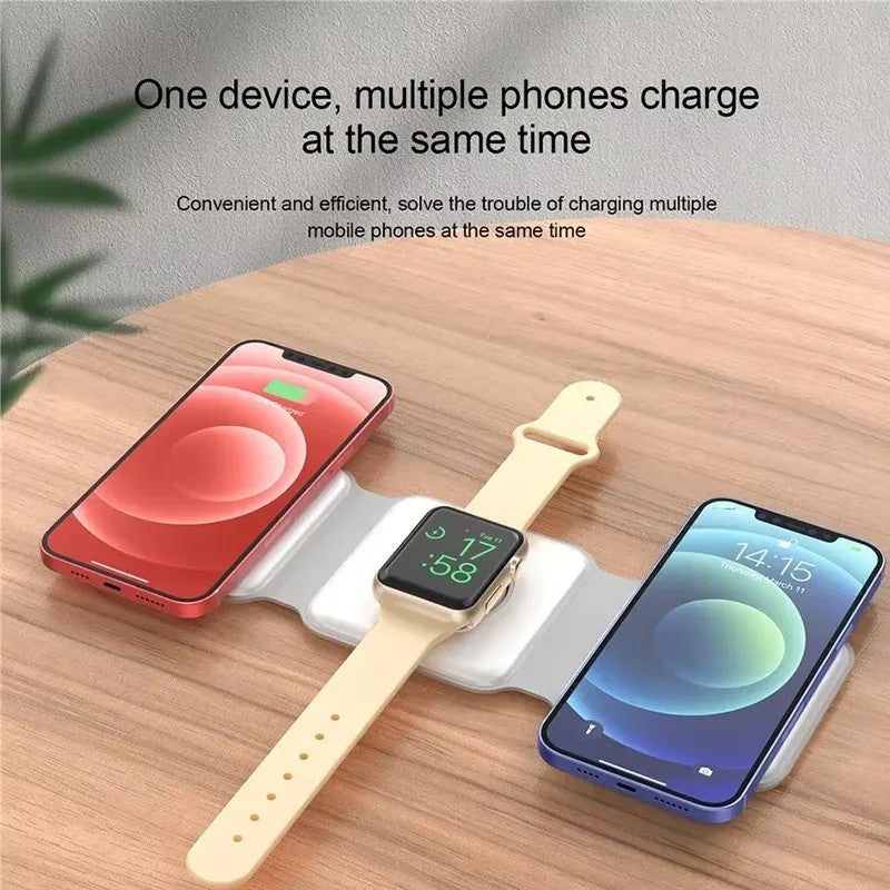 3 In 1 Foldable Magnetic Wireless Charger Stand 003