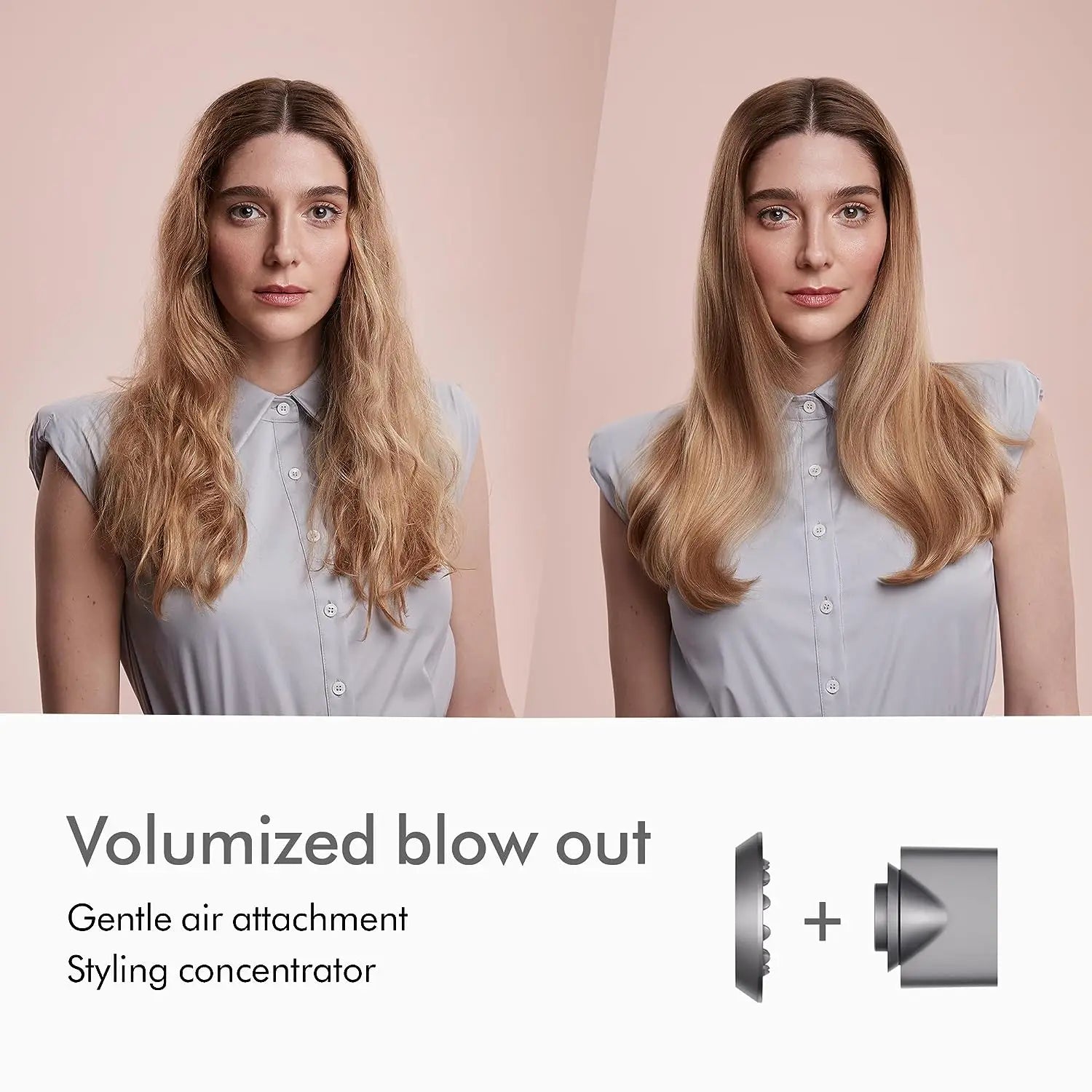 800w Professional Hair Dryer - Hot & Cold Air, Lightweight Thermostatic Styling Tool 001